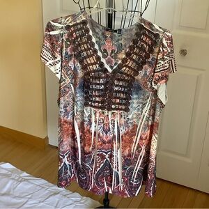 Apt. 9 Women's Multicolor Boho Blouse